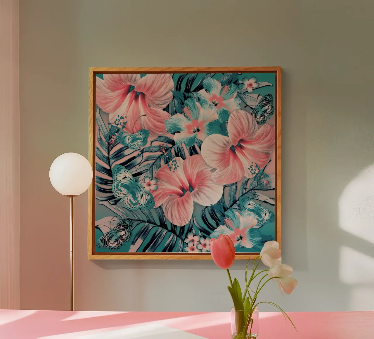 Coro Jade Aloha plexiglass da Nina May Design Studio