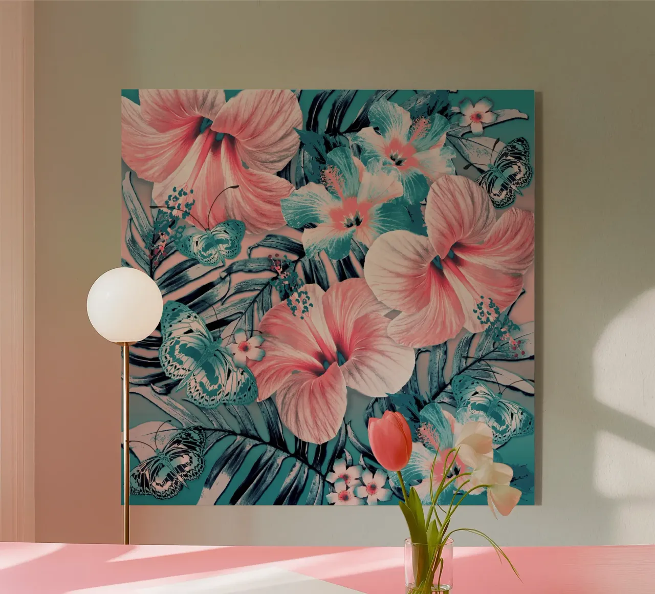 Coro Jade Aloha plexiglass da Nina May Design Studio