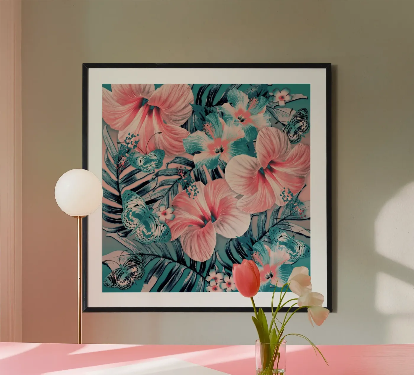 Coro Jade Aloha poster da Nina May Design Studio