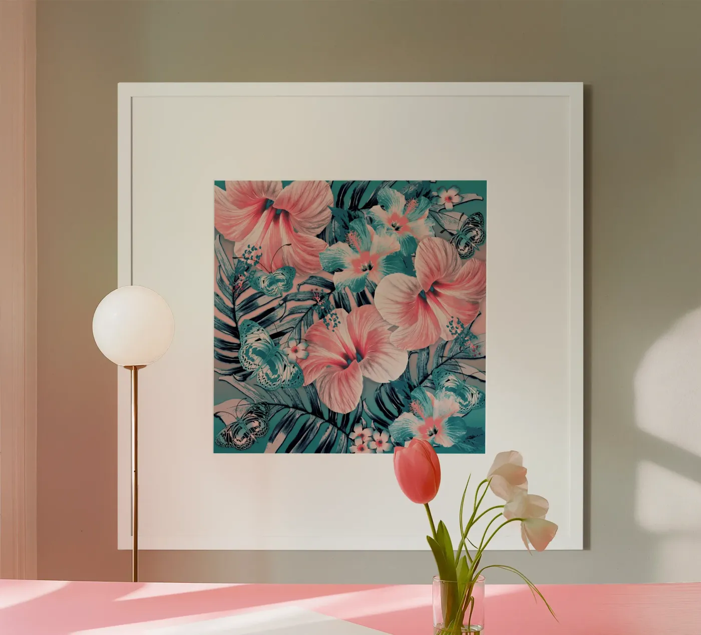 Coro Jade Aloha poster da Nina May Design Studio