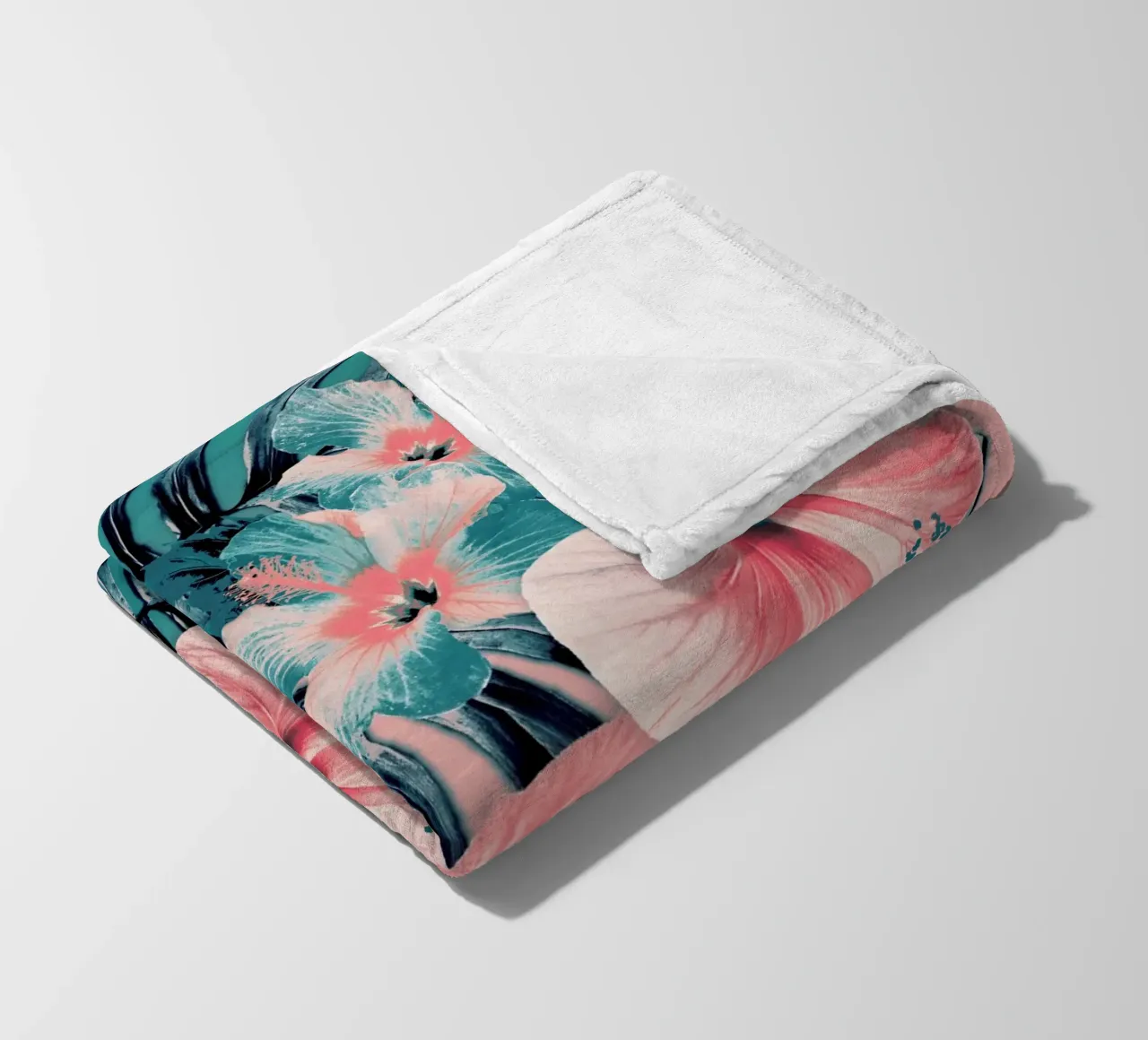 Chœur Jade Aloha plaid polaire de Nina May Design Studio