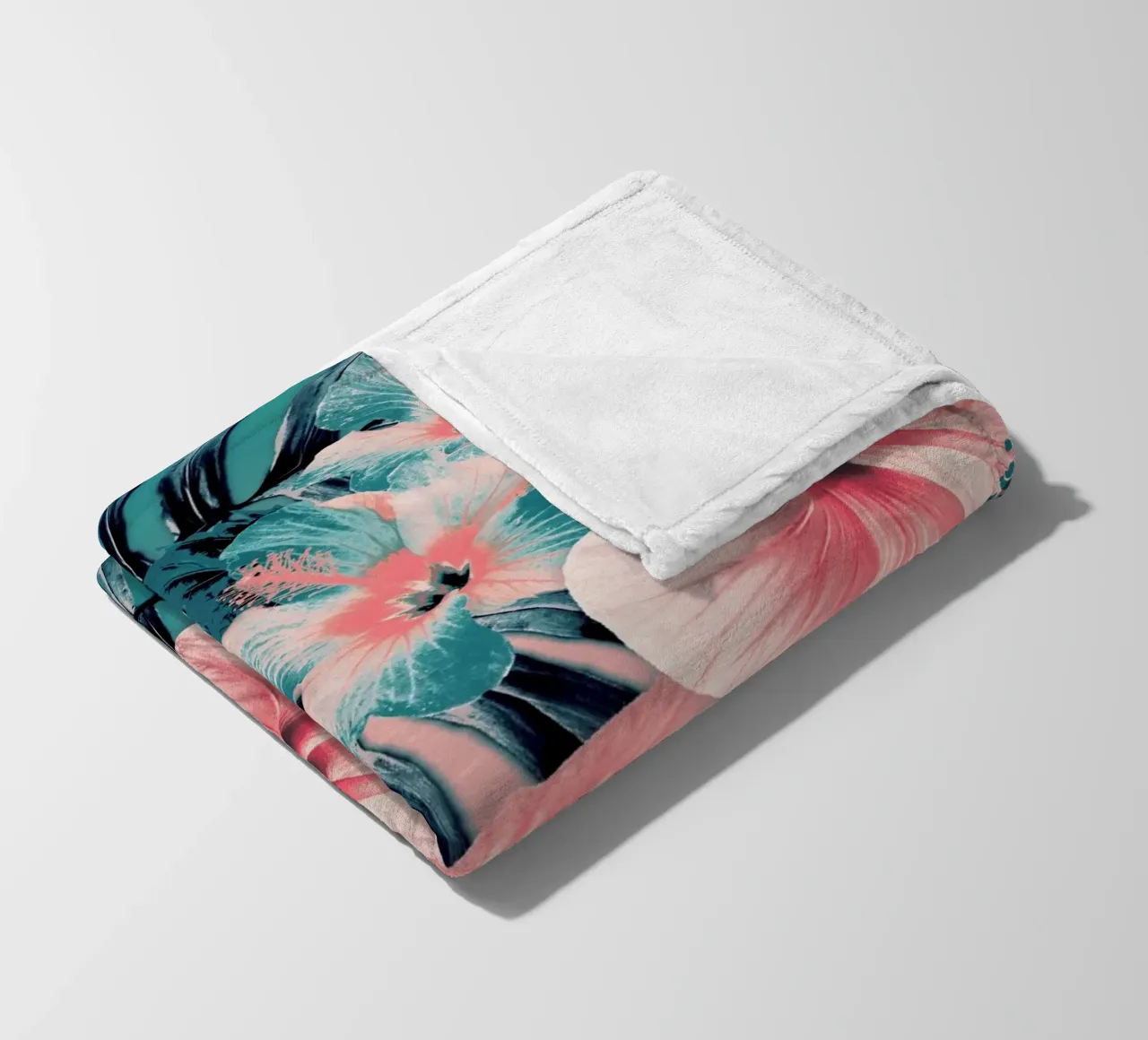 Chœur Jade Aloha plaid polaire de Nina May Design Studio