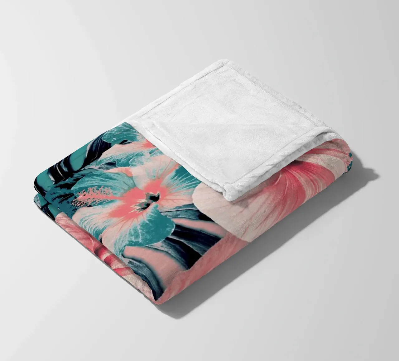 Chœur Jade Aloha plaid polaire de Nina May Design Studio