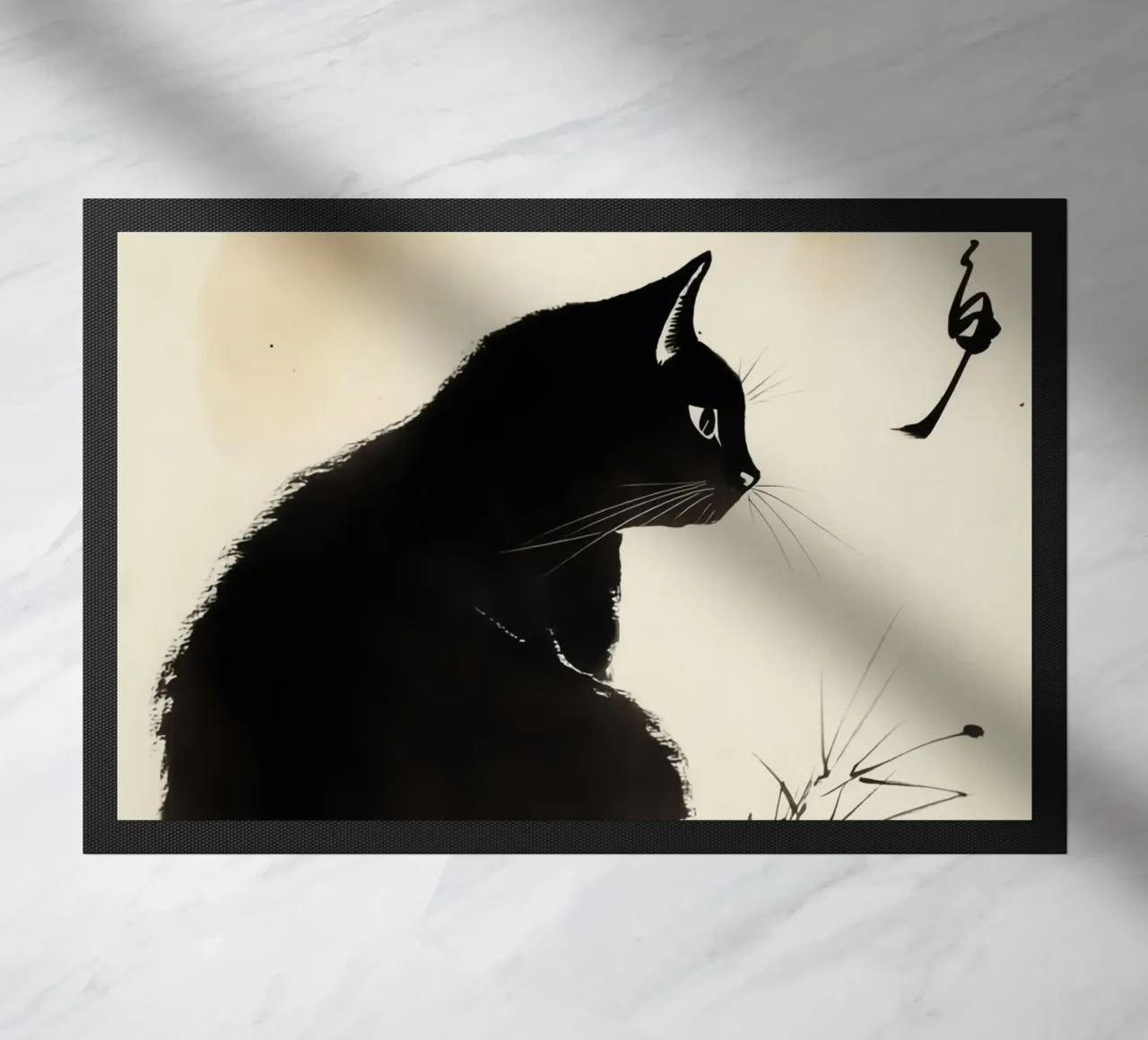 Gatto nero zerbino da Richard Wickham