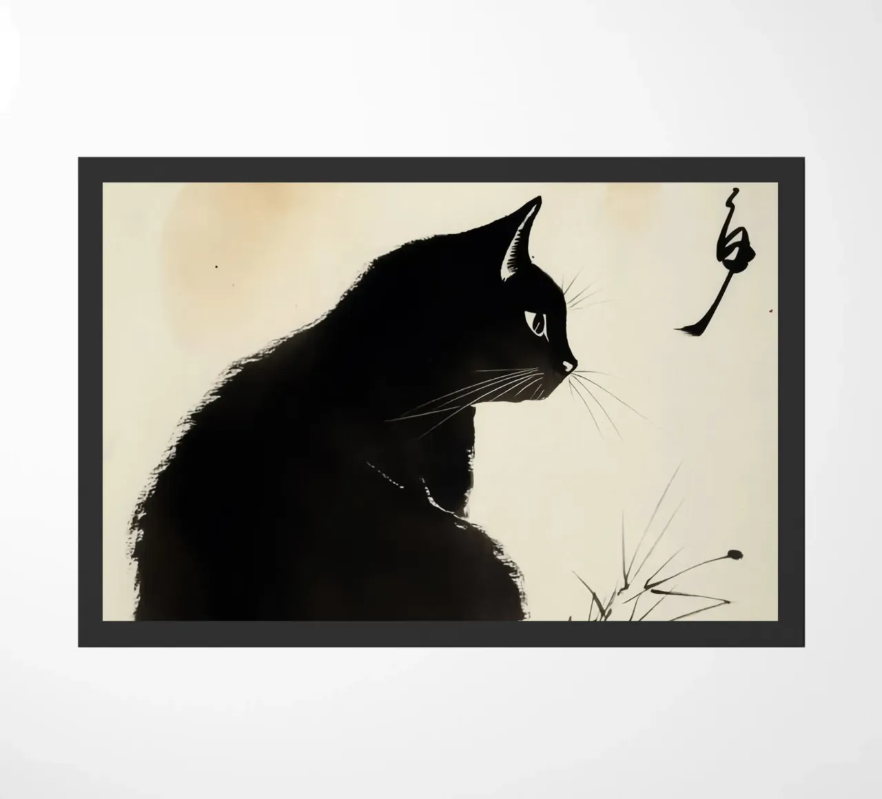 Gatto nero zerbino da Richard Wickham