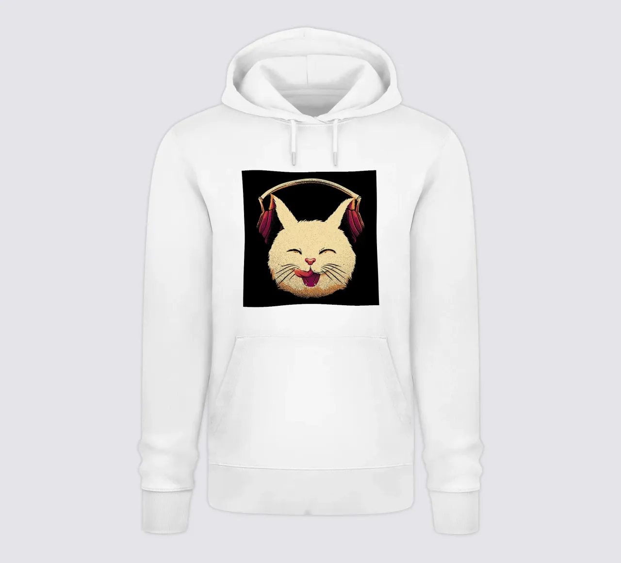 Smiling Musical Cat felpa con cappuccio da Tobe Fonseca