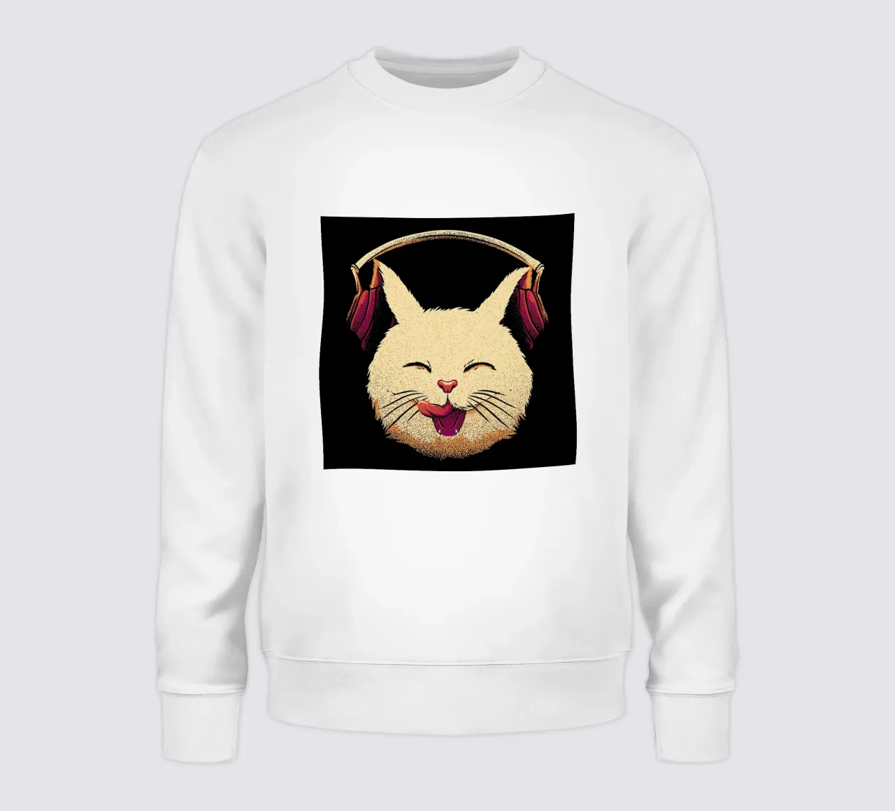 Smiling Musical Cat felpa da Tobe Fonseca