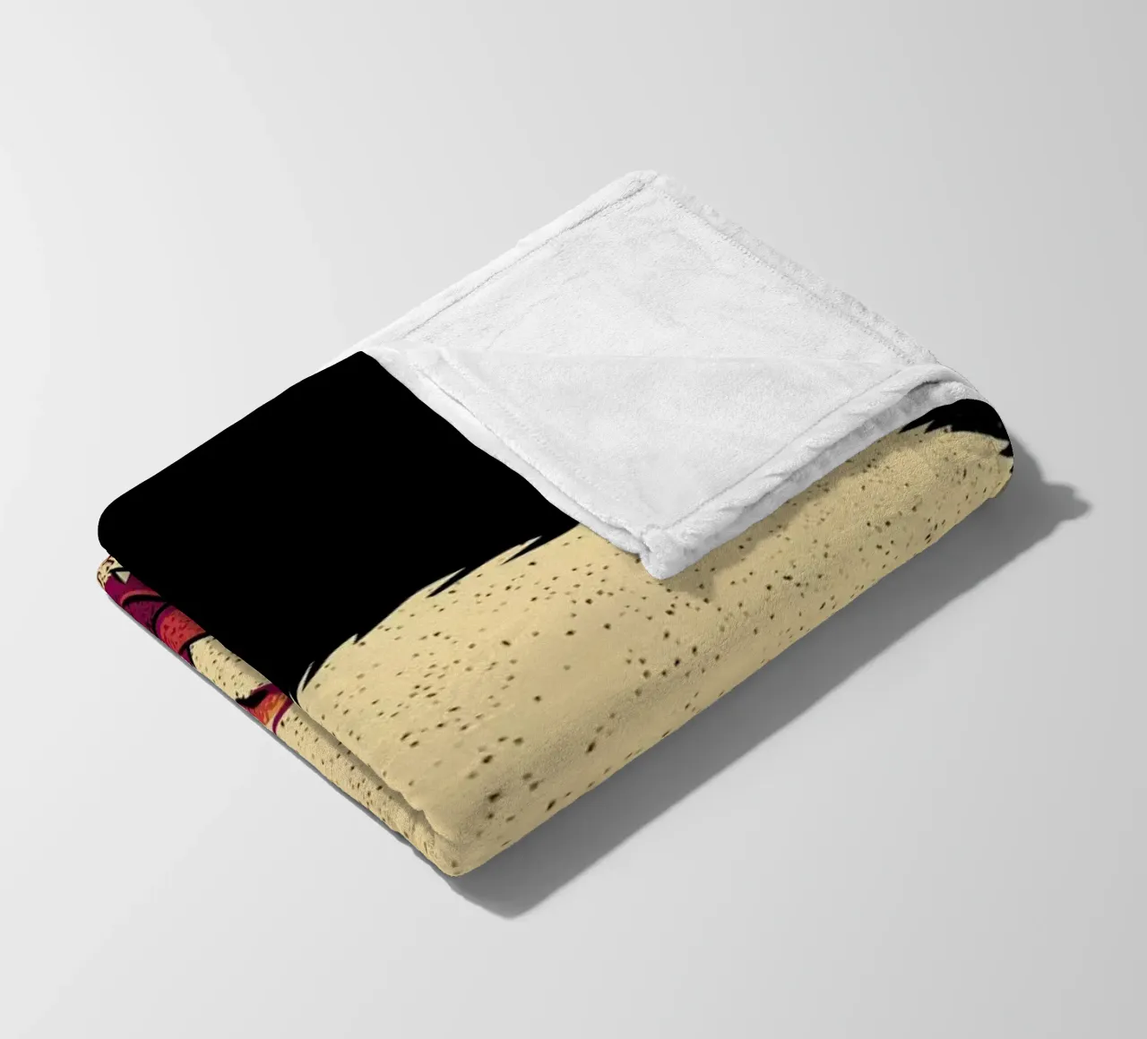 Smiling Musical Cat coperta in pile da Tobe Fonseca