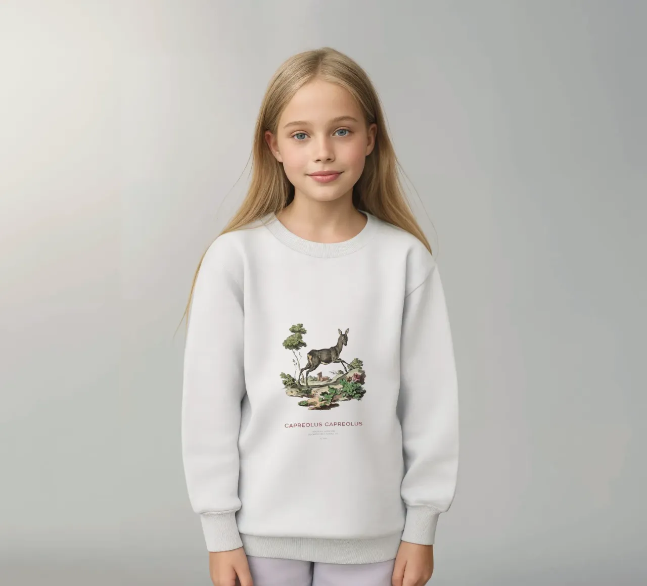 Capriolo felpa bambino da Vintagrafica