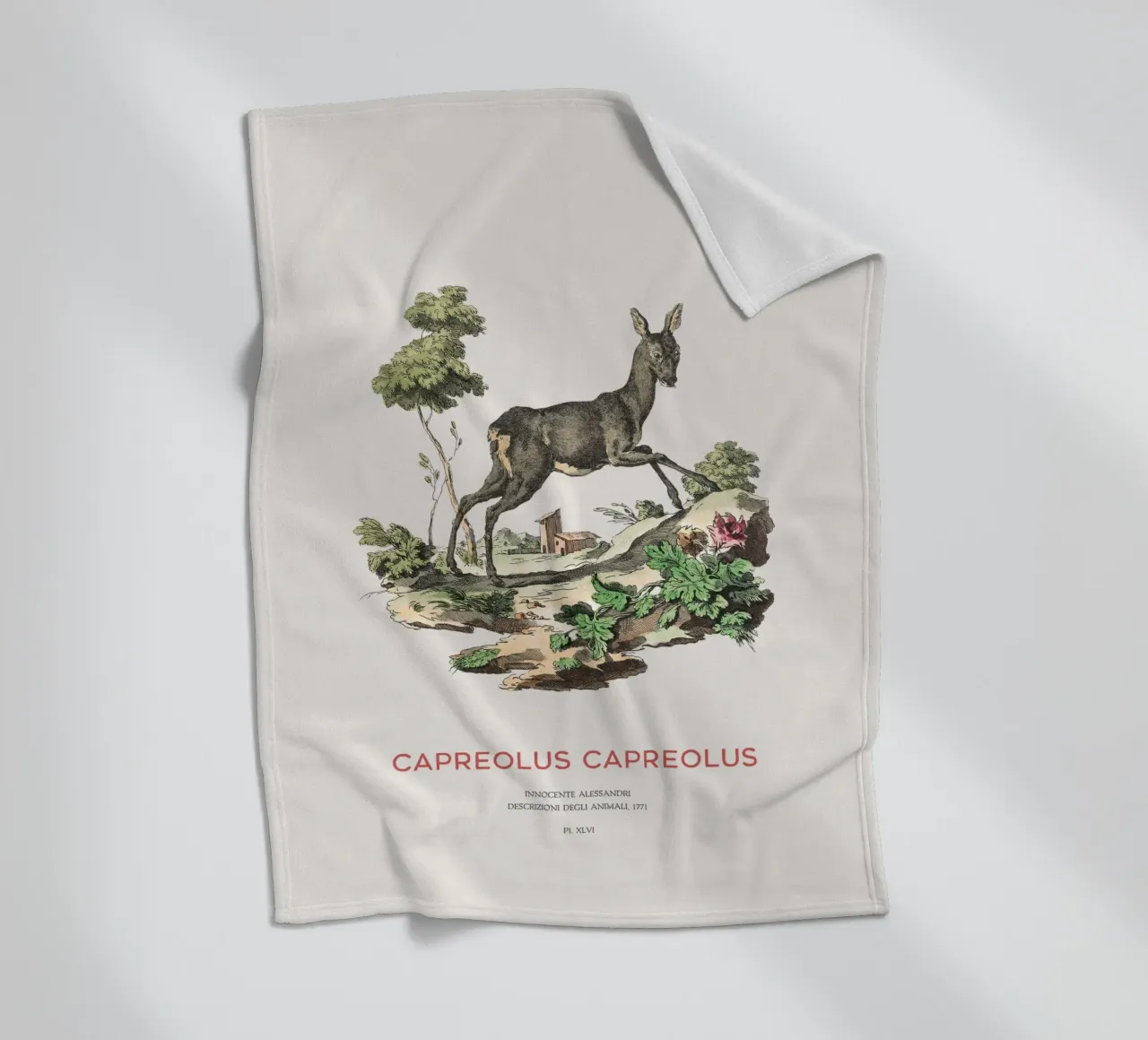 Capriolo coperta in pile da Vintagrafica