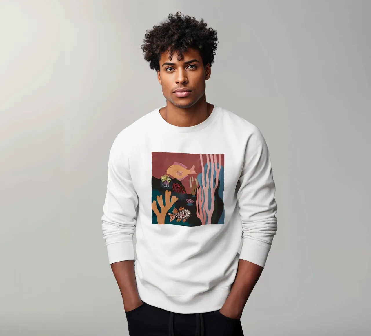 Underwater Landscape sweatshirt by ThingDesign