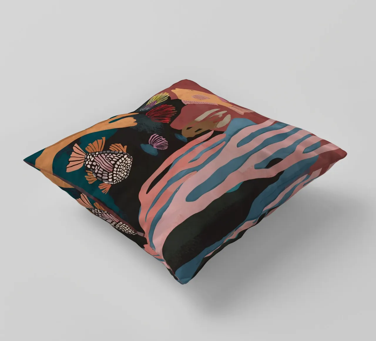 Paesaggio subacqueo cuscino da ThingDesign