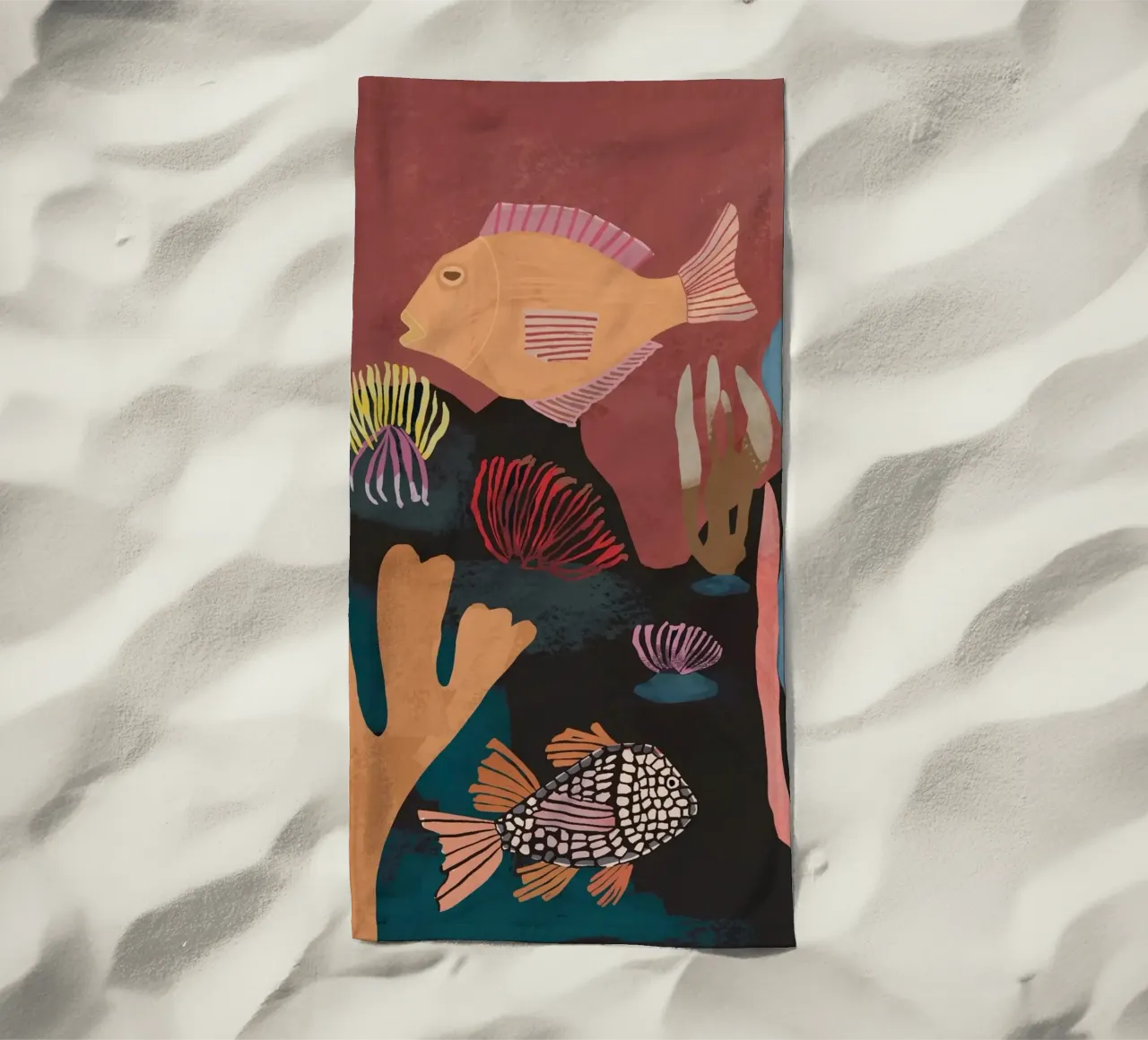 Paesaggio subacqueo telo mare da ThingDesign