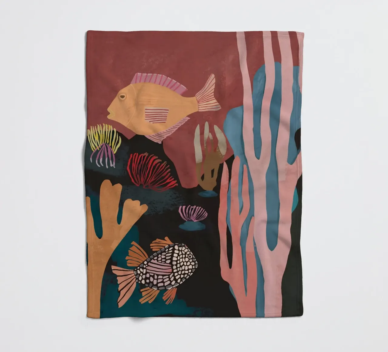 Paesaggio subacqueo coperta in pile da ThingDesign
