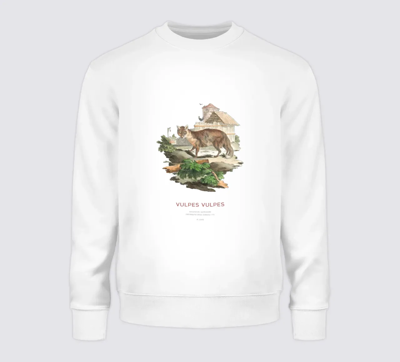 El zorro rojo sudadera de Vintagrafica