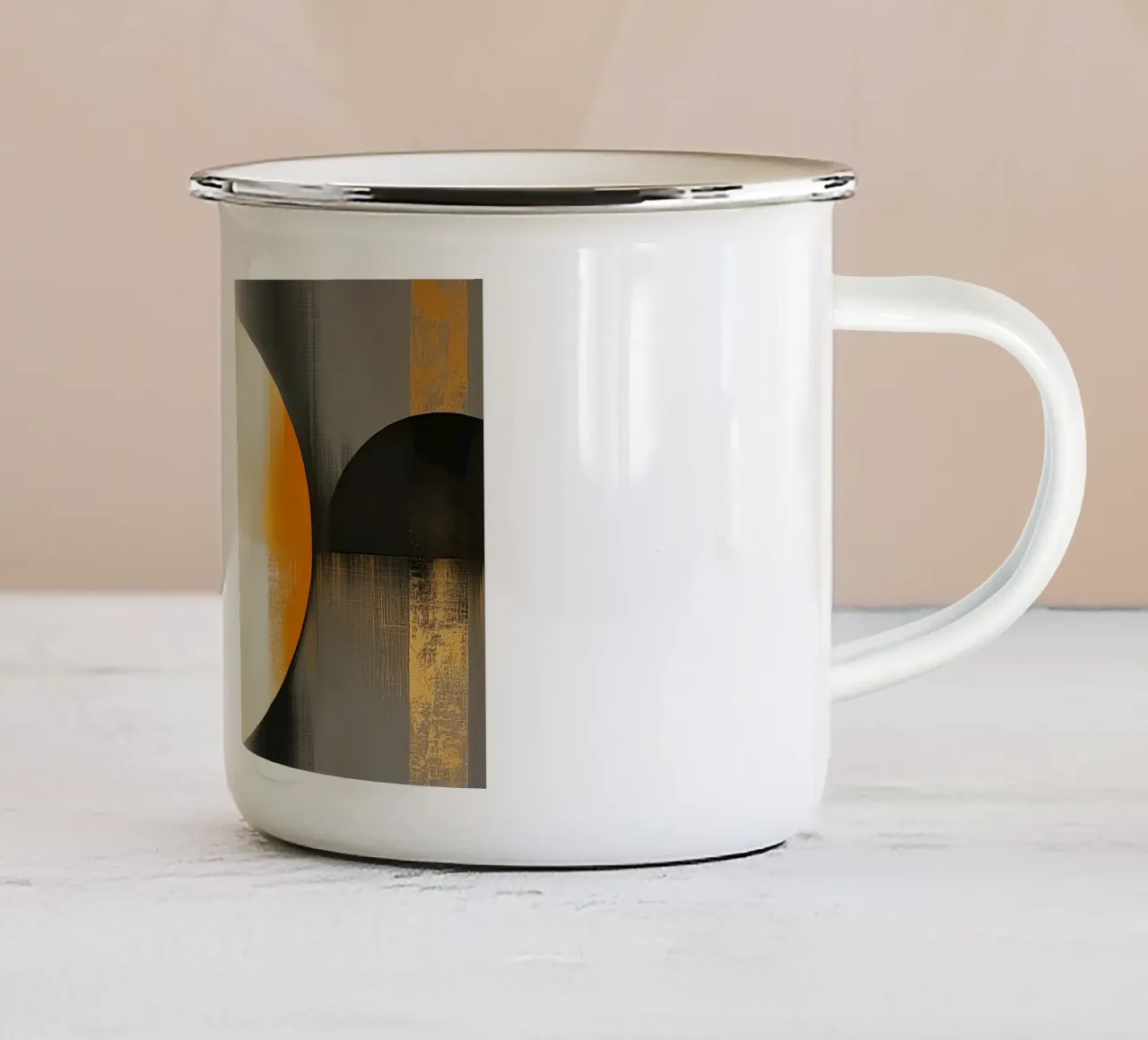 Arte da parete di Imagine tazza in smalto da Imagine