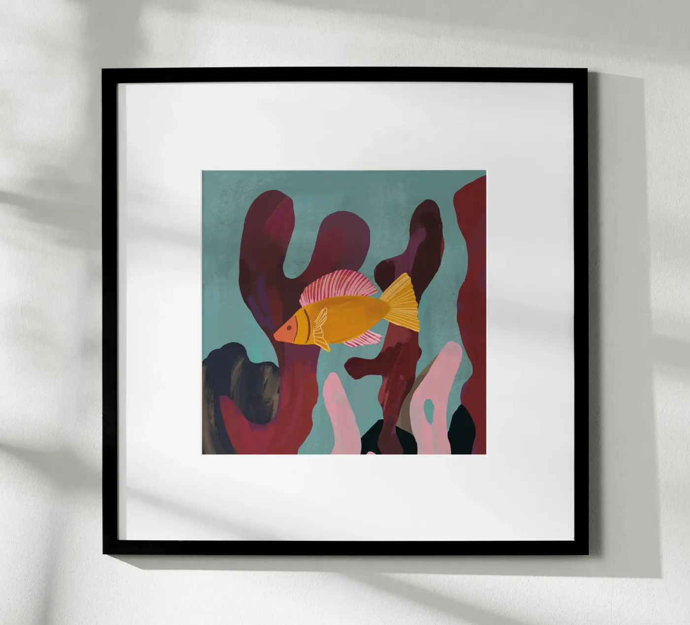 Corallo e pesci poster da ThingDesign
