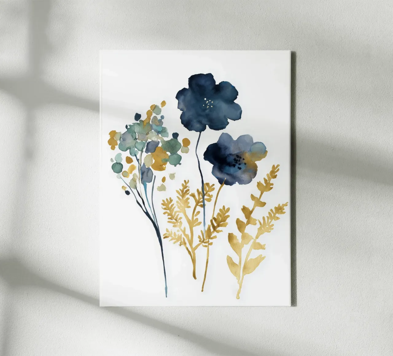 Field Cuttings canvas with Floater frame by Sophia Calder Studio