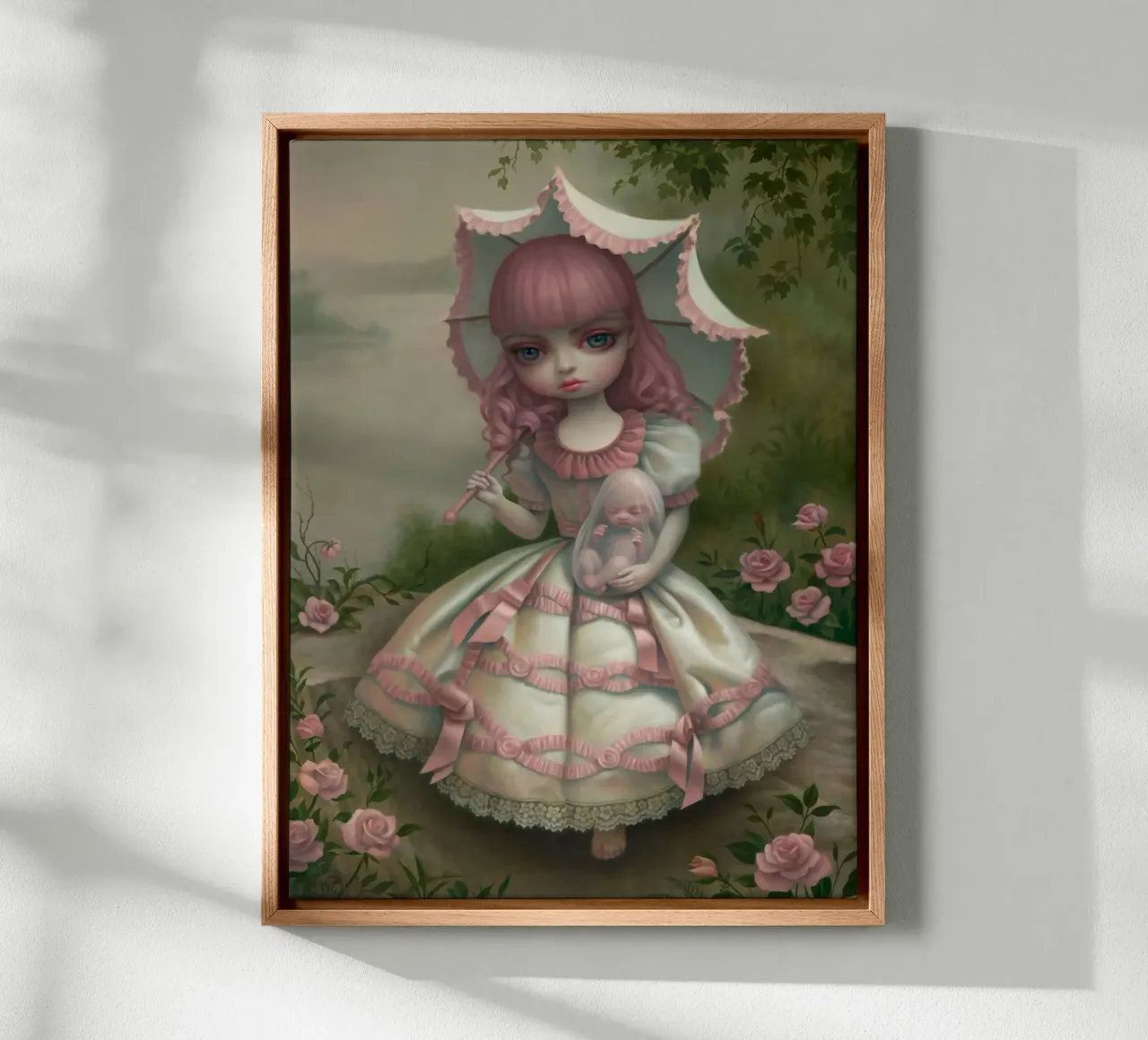Maagd en kind, 2010 canvas van Alexandra Sutton