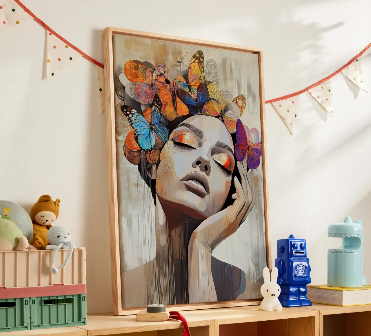 Wall-art by Imagine canvas with Floater frame by Imagine
