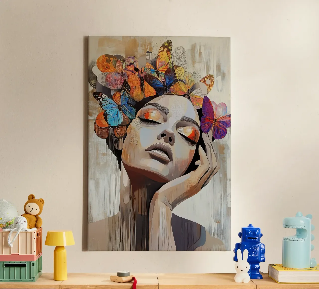 Wall-art by Imagine canvas with Floater frame by Imagine