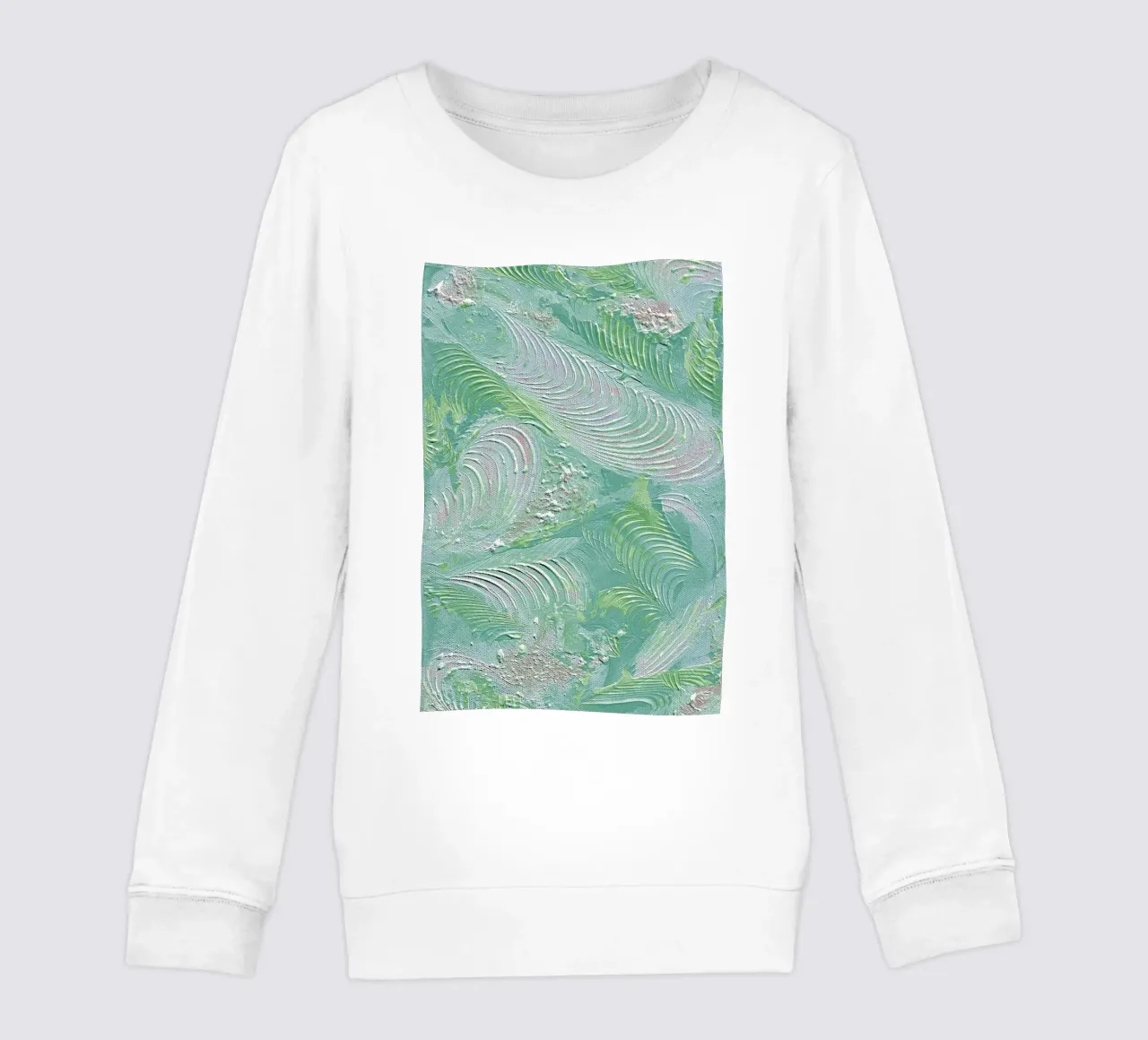 IDEAL GIFT 49 invers kids sweatshirt by Thierry Vobmann Abstract painting