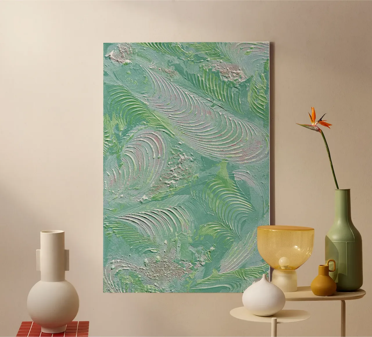 IDEAL GIFT 49 invers canvas by Thierry Vobmann Abstract painting