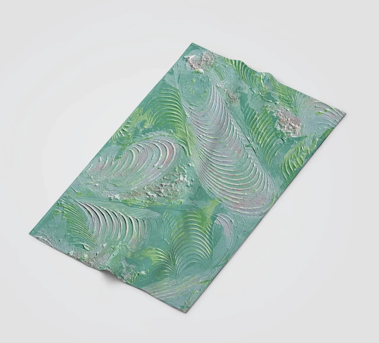 IDEAL GIFT 49 invers coperta in pile da Thierry Vobmann Abstract painting