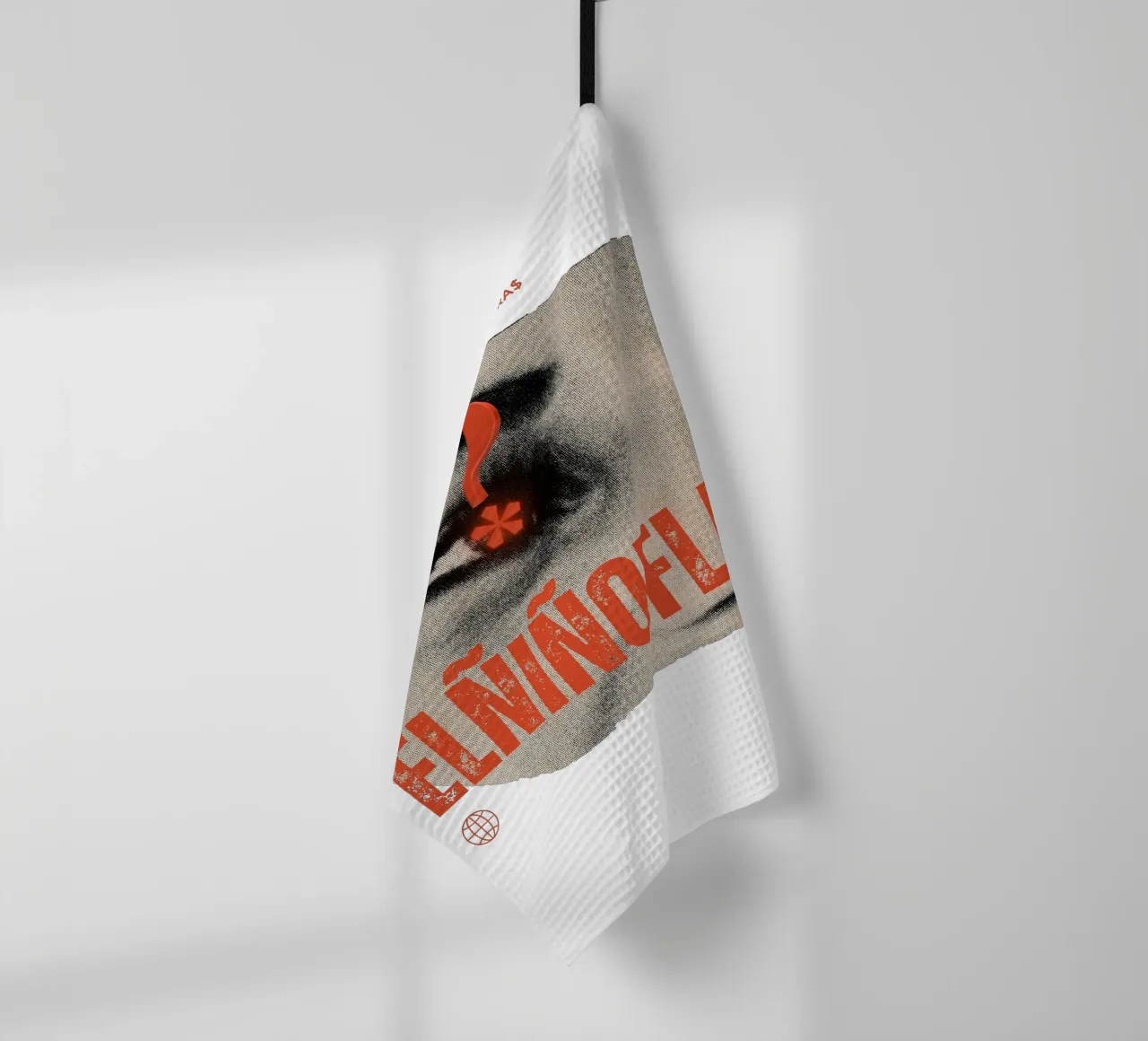 Outlaw Vision tea towel by TREBOL