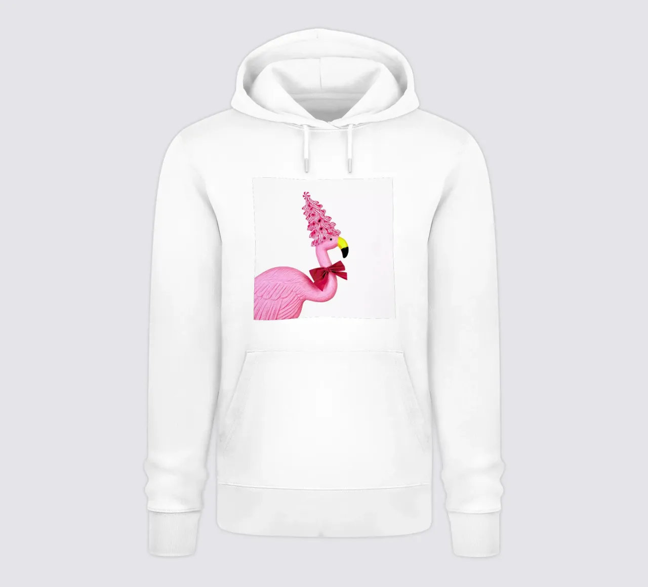 Christmas Flamingo felpa con cappuccio da Juj Winn