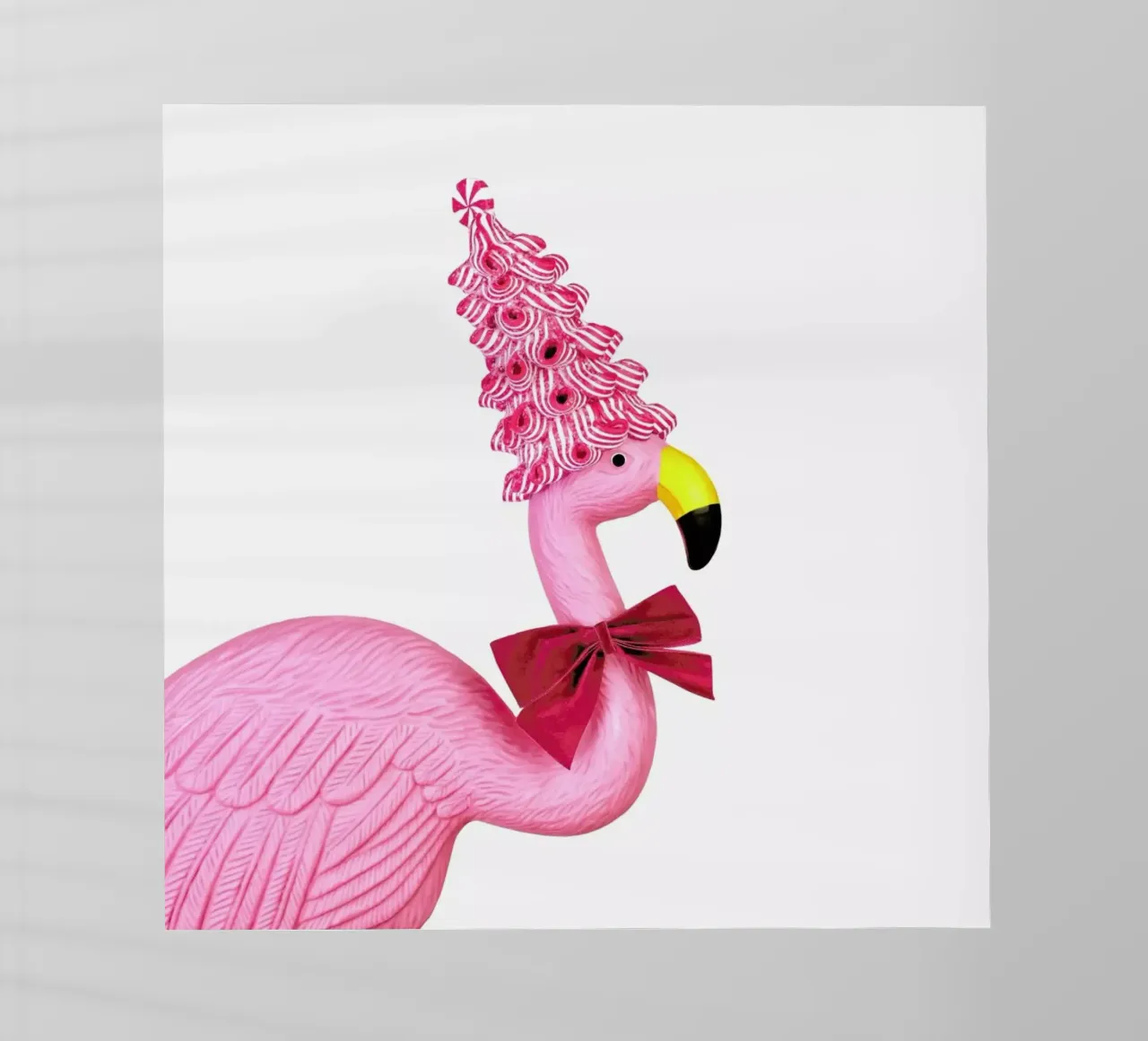 Christmas Flamingo pellicola backlit da Juj Winn