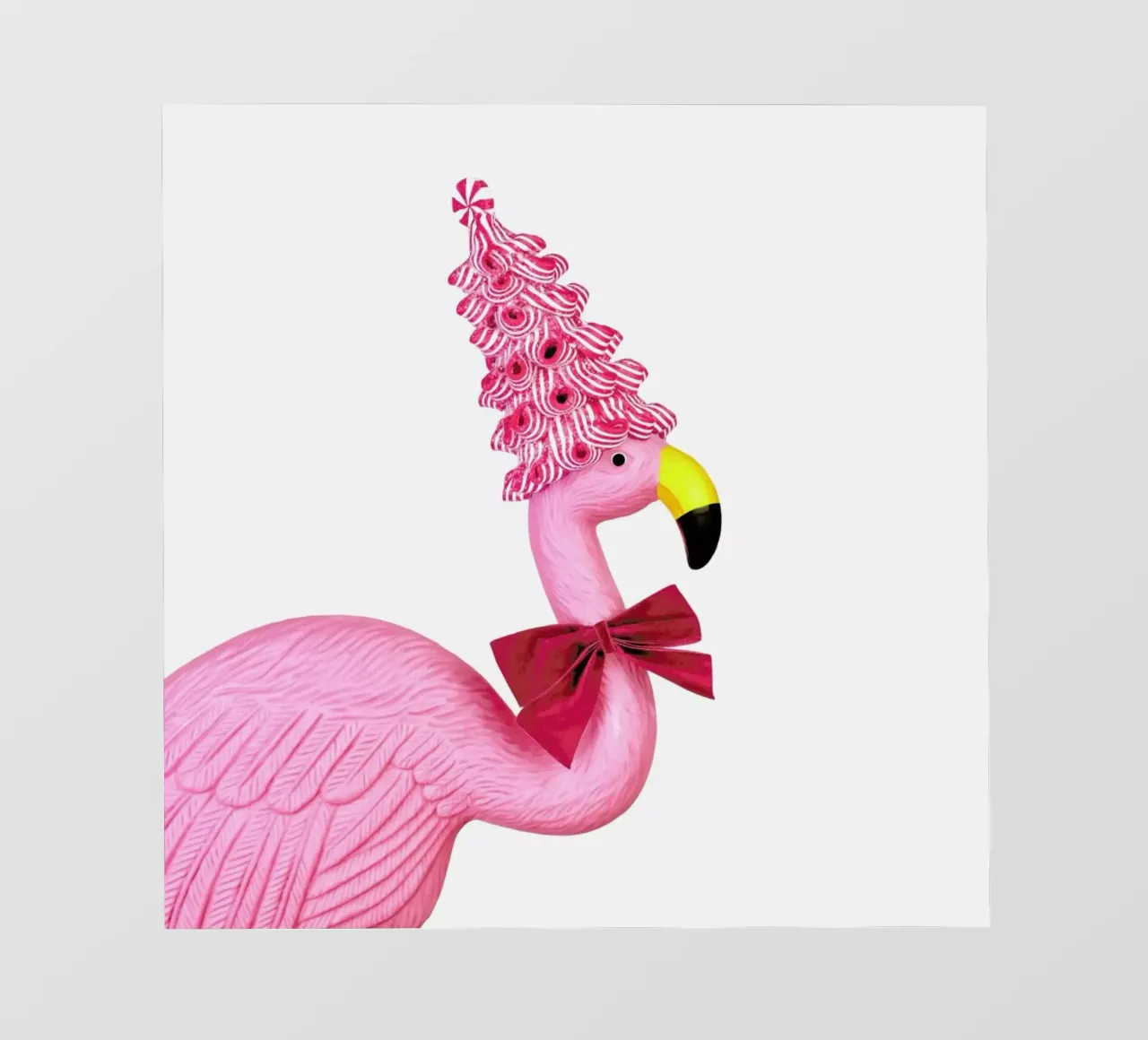 Christmas Flamingo pellicola backlit da Juj Winn
