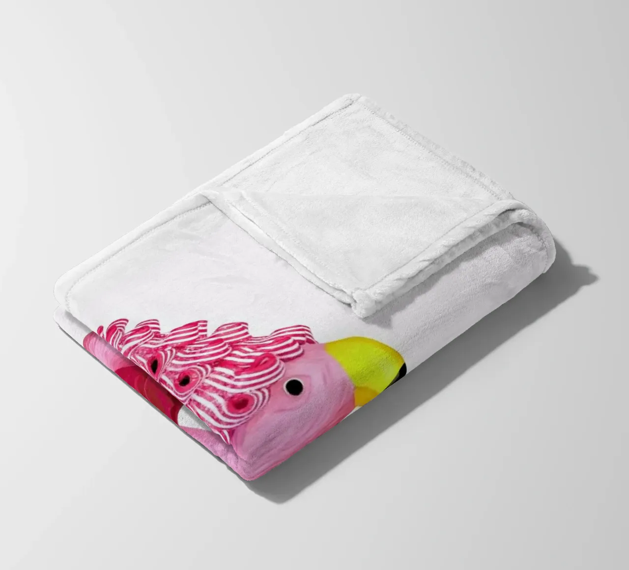 Christmas Flamingo coperta in pile da Juj Winn