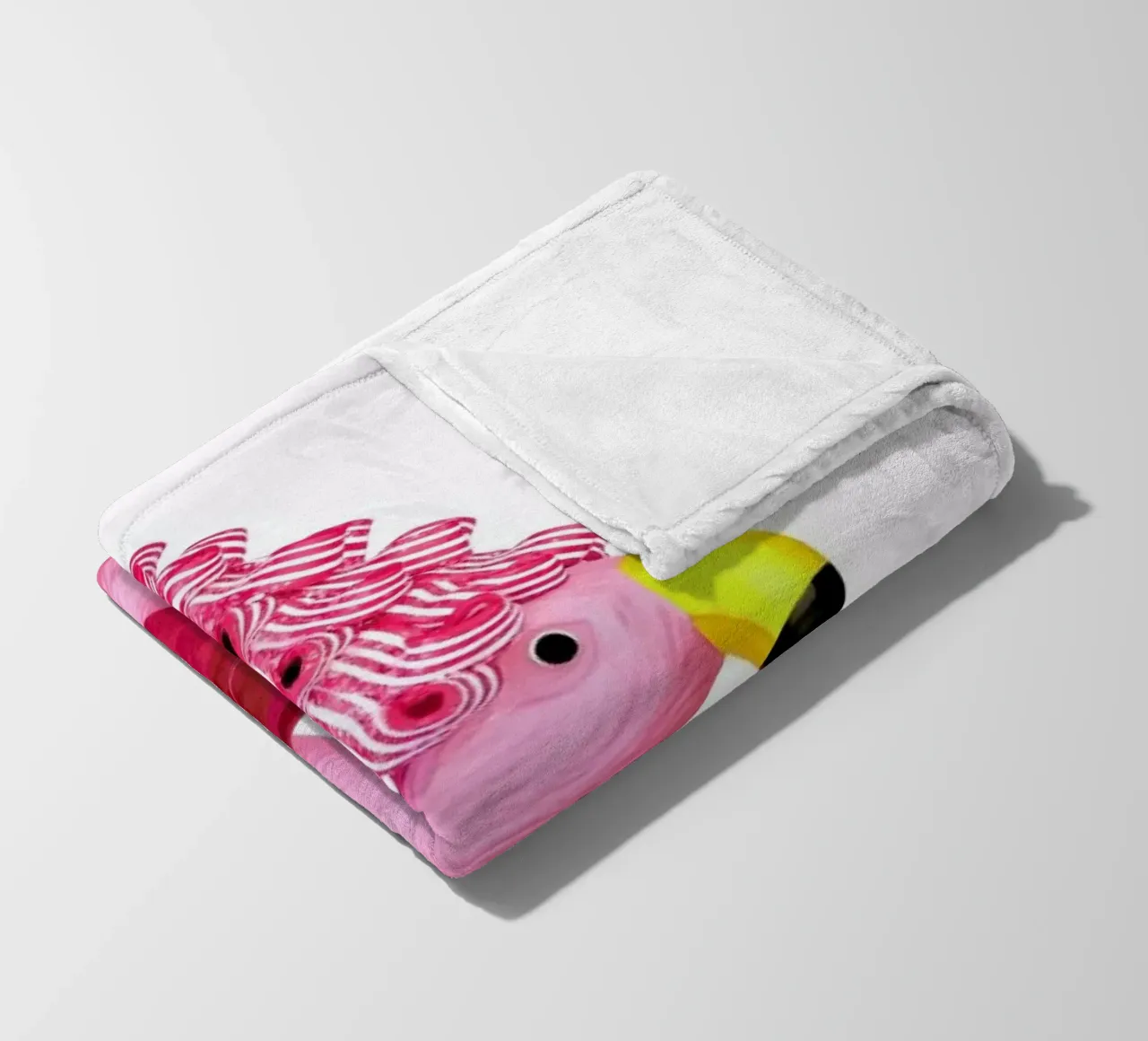 Christmas Flamingo coperta in pile da Juj Winn