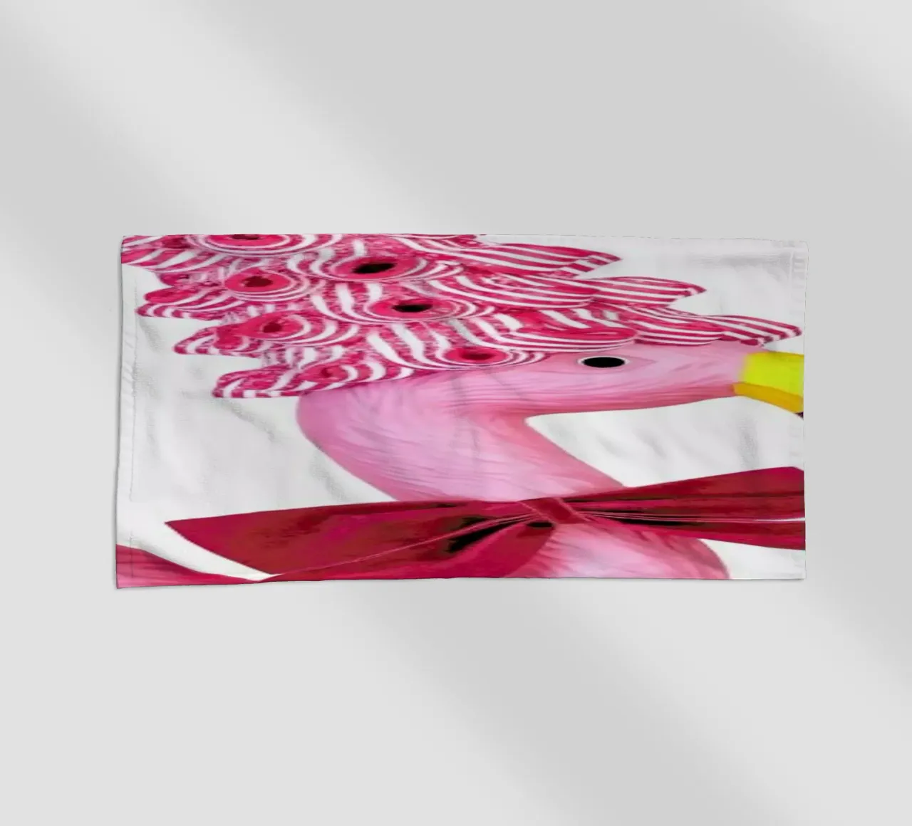 Christmas Flamingo telo mare da Juj Winn