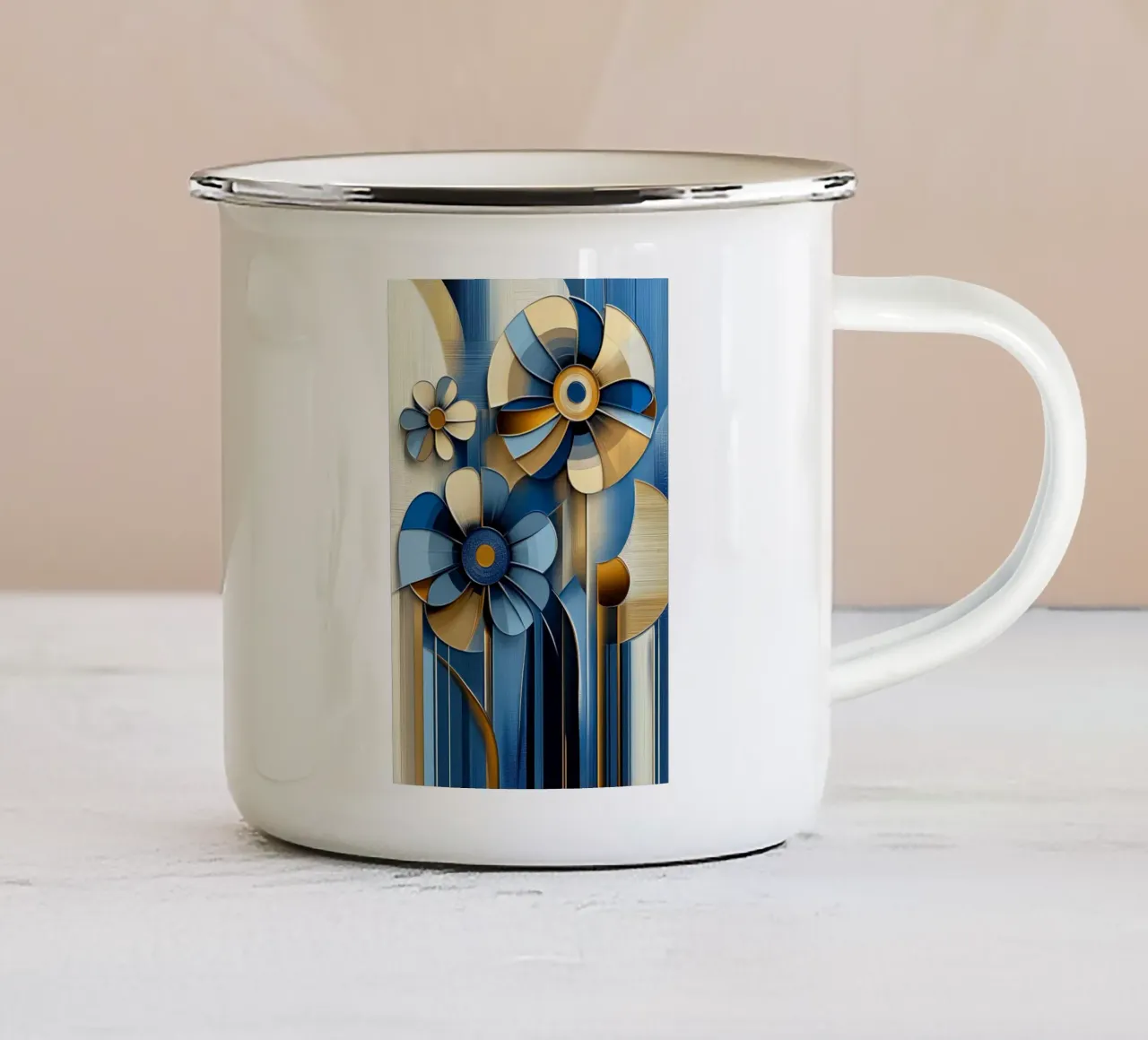 Arte da parete di Imagine tazza in smalto da Imagine