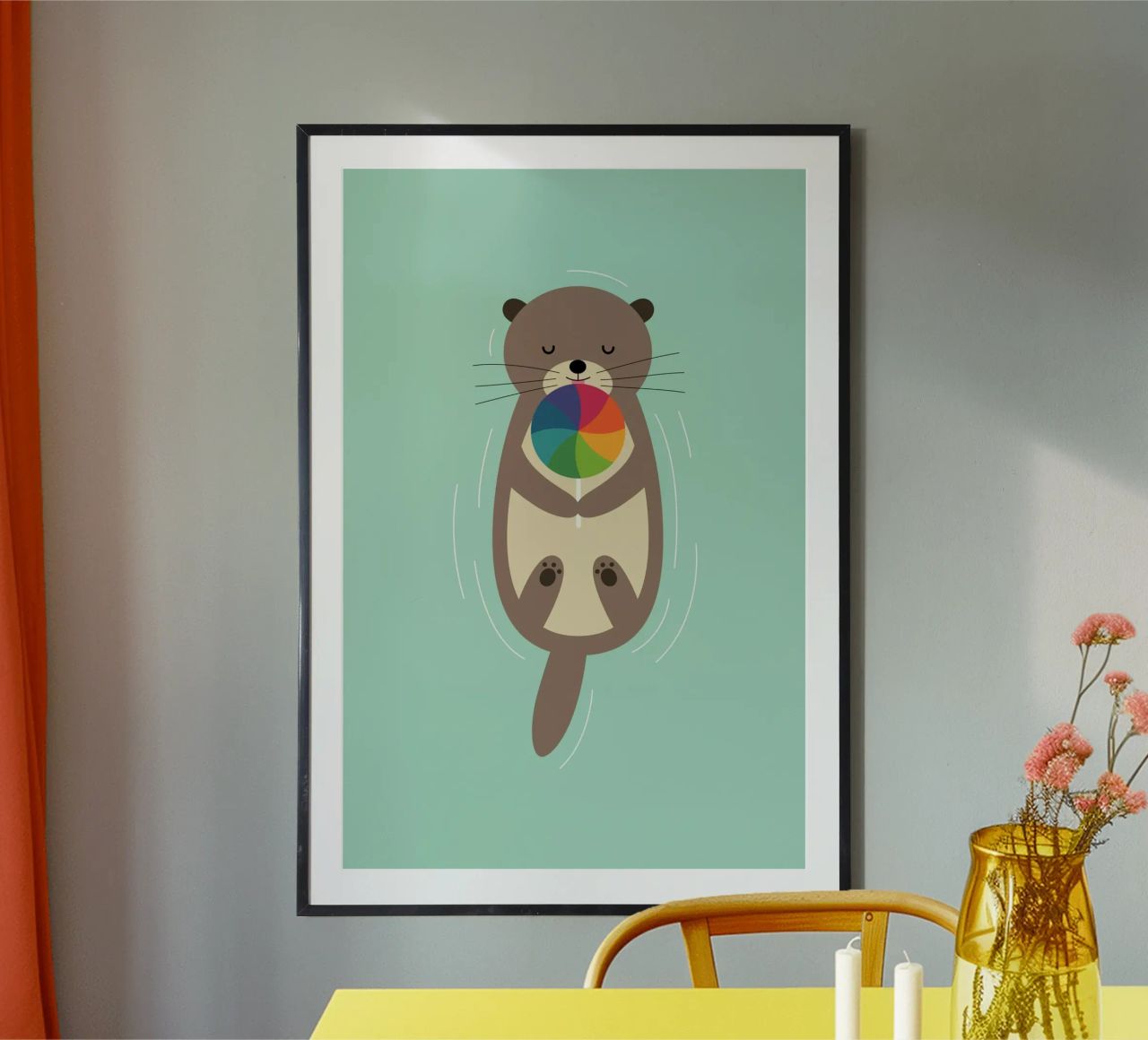 Lontra dolce poster da Andy Westface