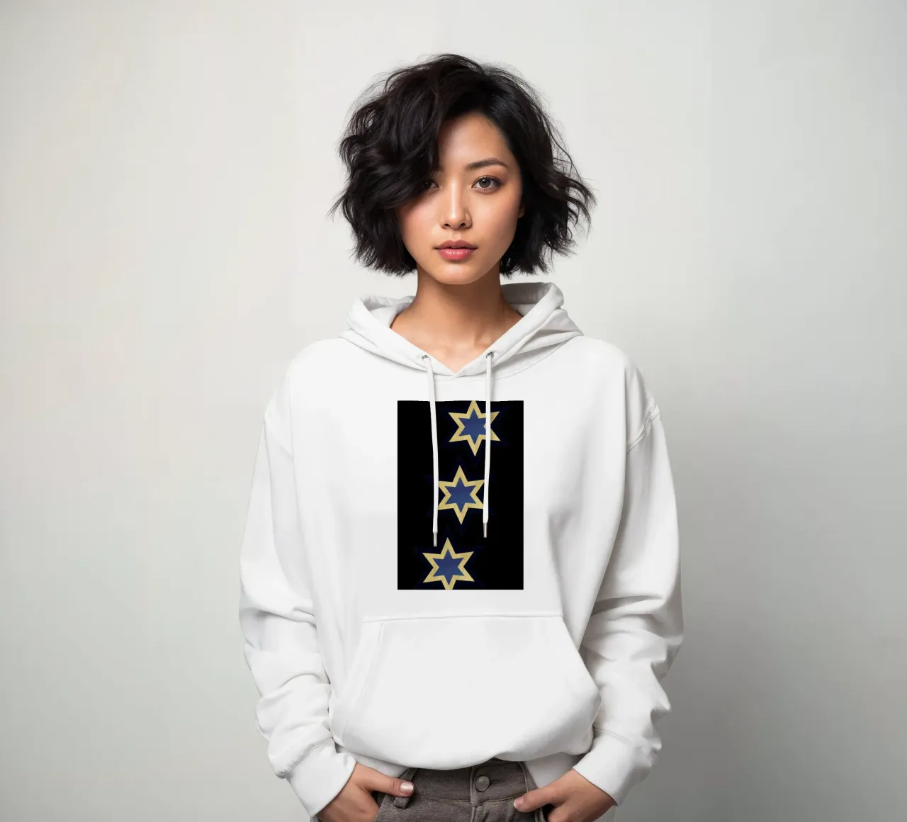 Bright Lights To Guide 2 felpa con cappuccio da Kubistika