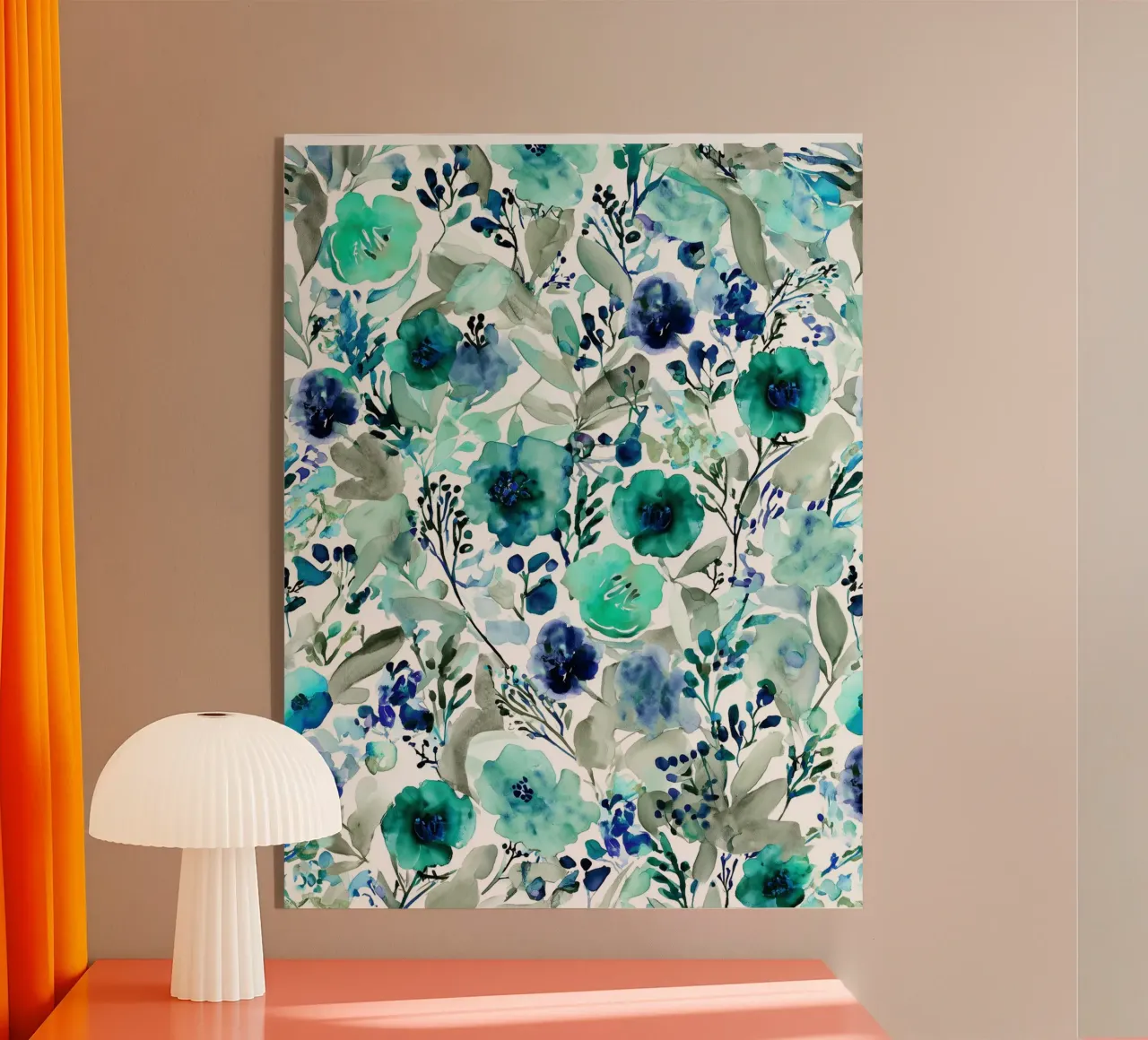 Bordo del prato in fiore plexiglass da Sophia Calder Studio