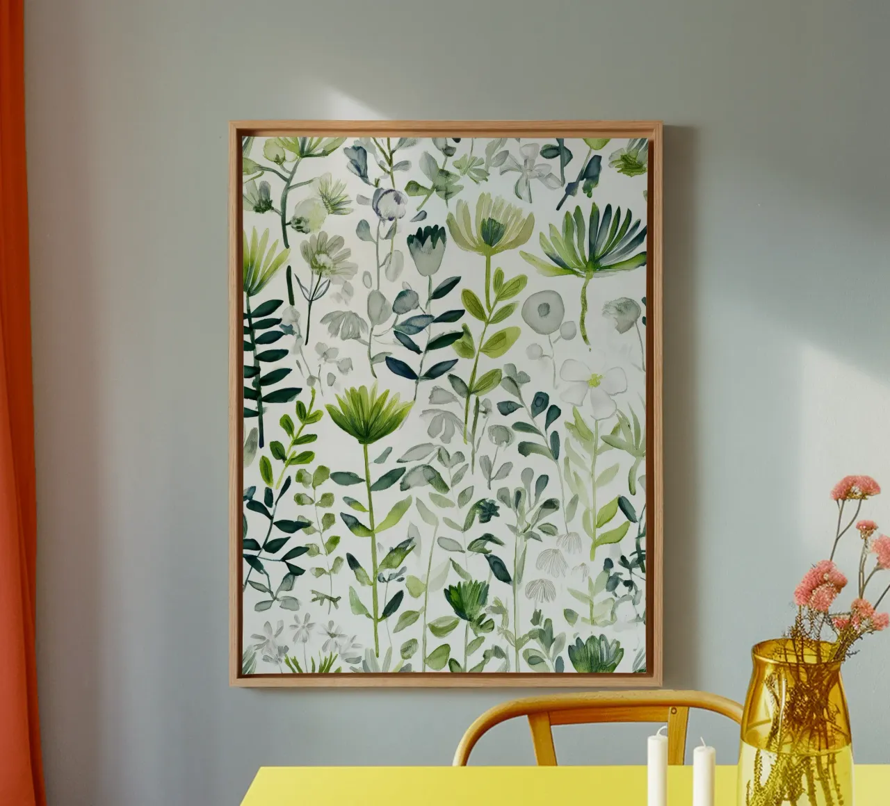 Sky Drift canvas met Baklijst van Sophia Calder Studio