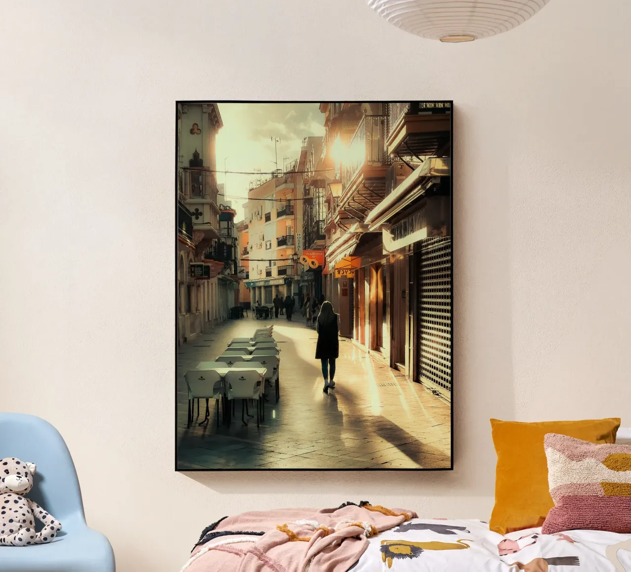 Streets of Ayamonte plexiglass da Thilo Grøsch