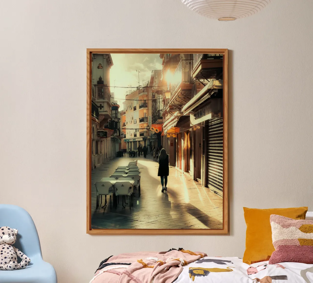 Streets of Ayamonte alluminio dibond da Thilo Grøsch