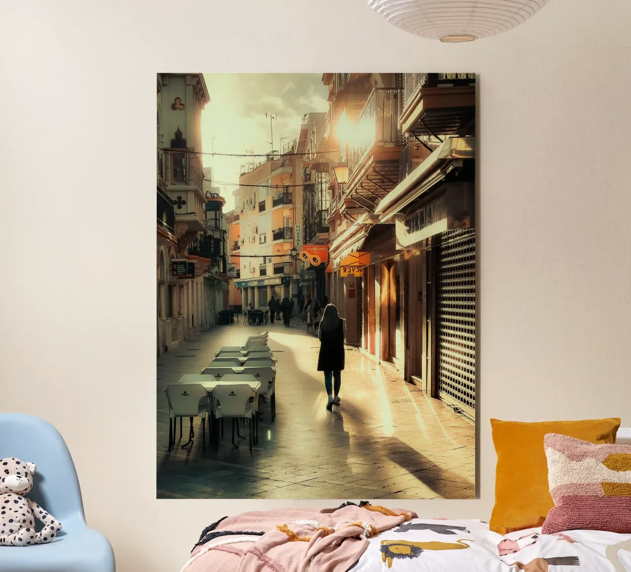 Streets of Ayamonte alluminio dibond da Thilo Grøsch