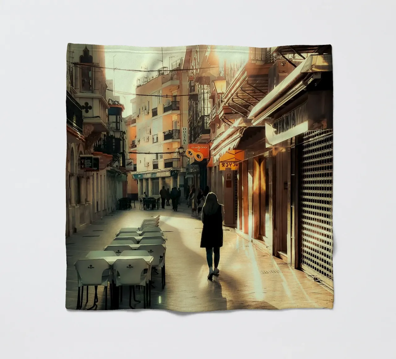 Streets of Ayamonte coperta in pile da Thilo Grøsch