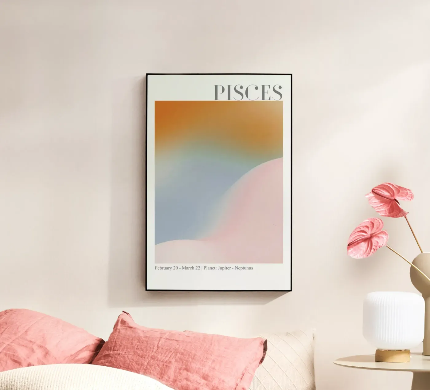 Pisces Abstract Aura plexiglass da cafelab