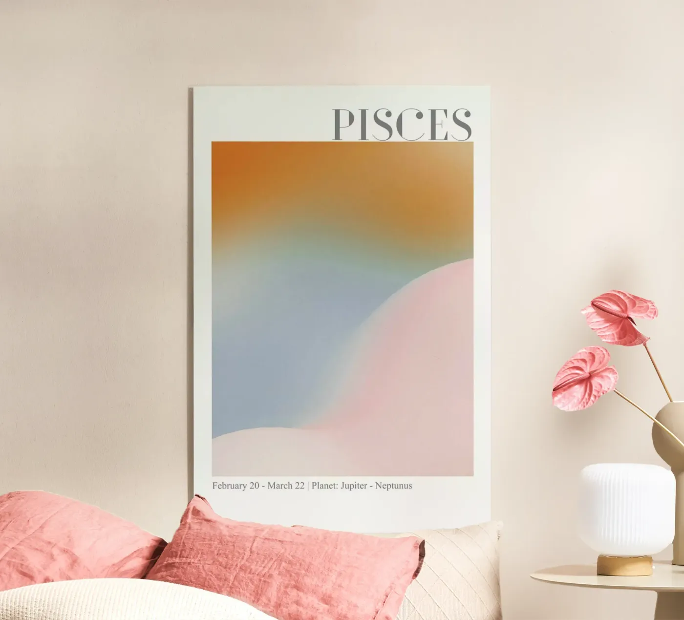 Pisces Abstract Aura plexiglass da cafelab