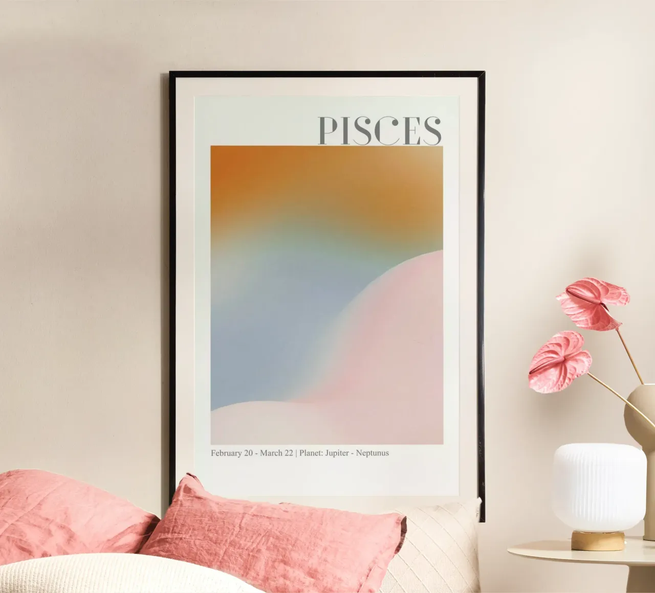 Pisces Abstract Aura carta hahnemühle da cafelab