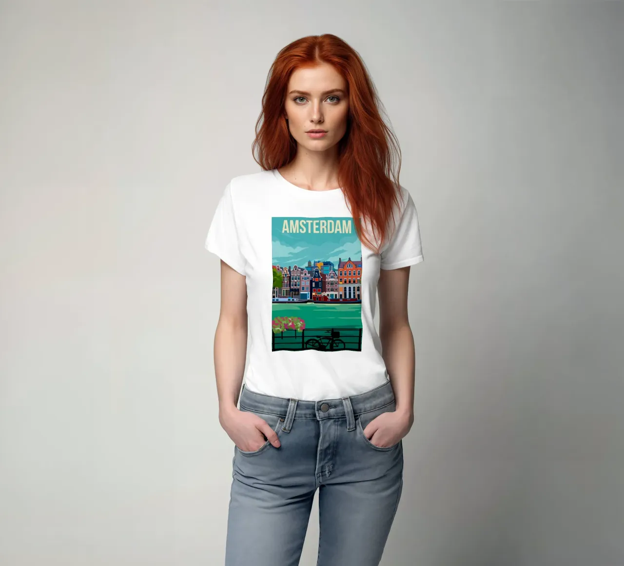 Amsterdam t-shirt by Alexandra Peack