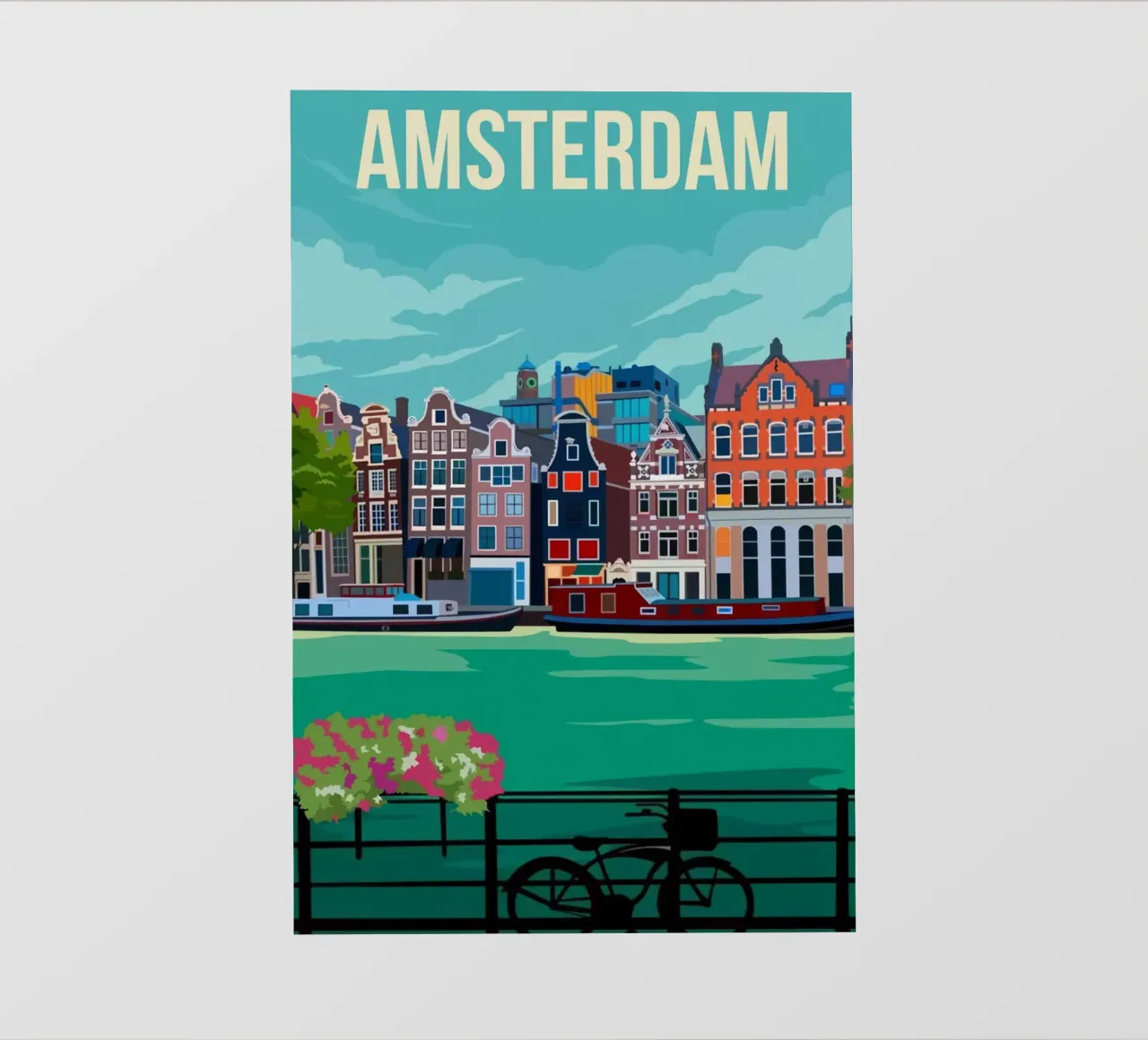 Amsterdam pvc cover by Alexandra Peack