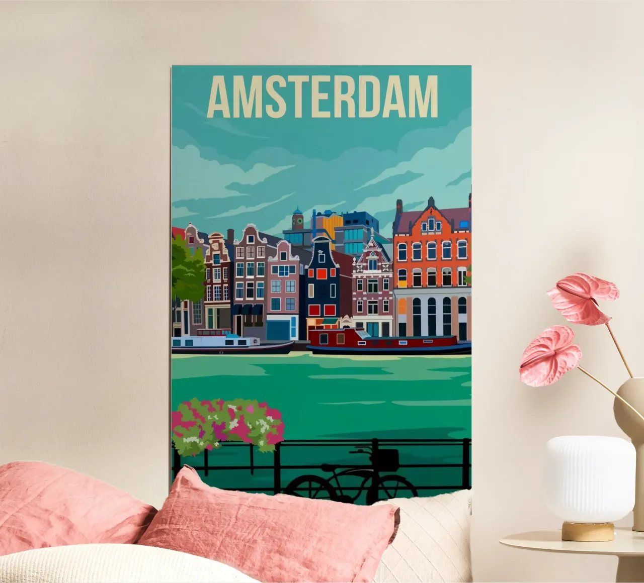Amsterdam poster by Alexandra Peack